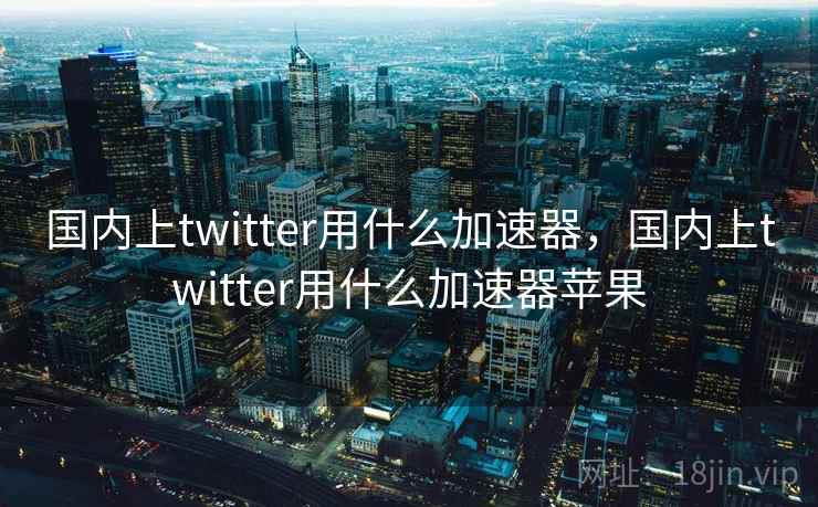 国内上twitter用什么加速器，国内上twitter用什么加速器苹果